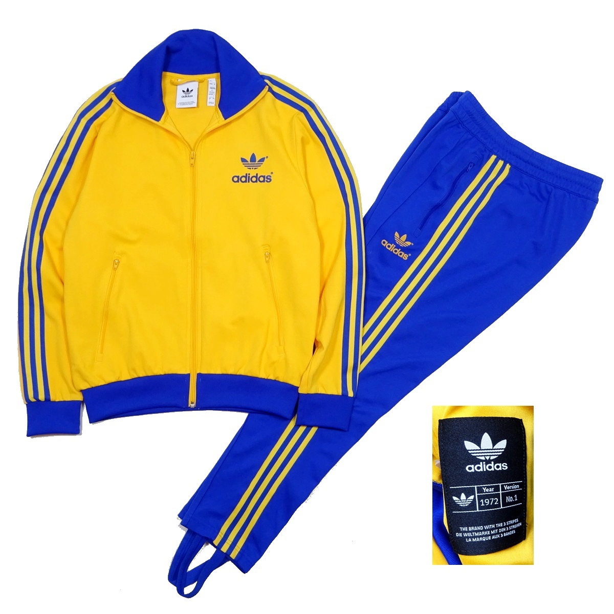 adidas Originals 70S TRACK TOP / PANTS SETUP JERSEY 美品 adidas Originals 70S TRACK TOP / PANTS SETUP JERSEY 美品