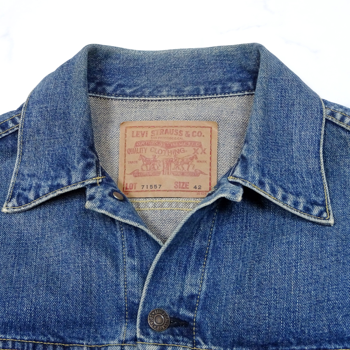 90s LEVI'S 71557 DENIM JACKET 美品 95年 リーバイス 71557 90s LEVI'S 71557 DENIM JACKET 美品 95年 リーバイス 71557
