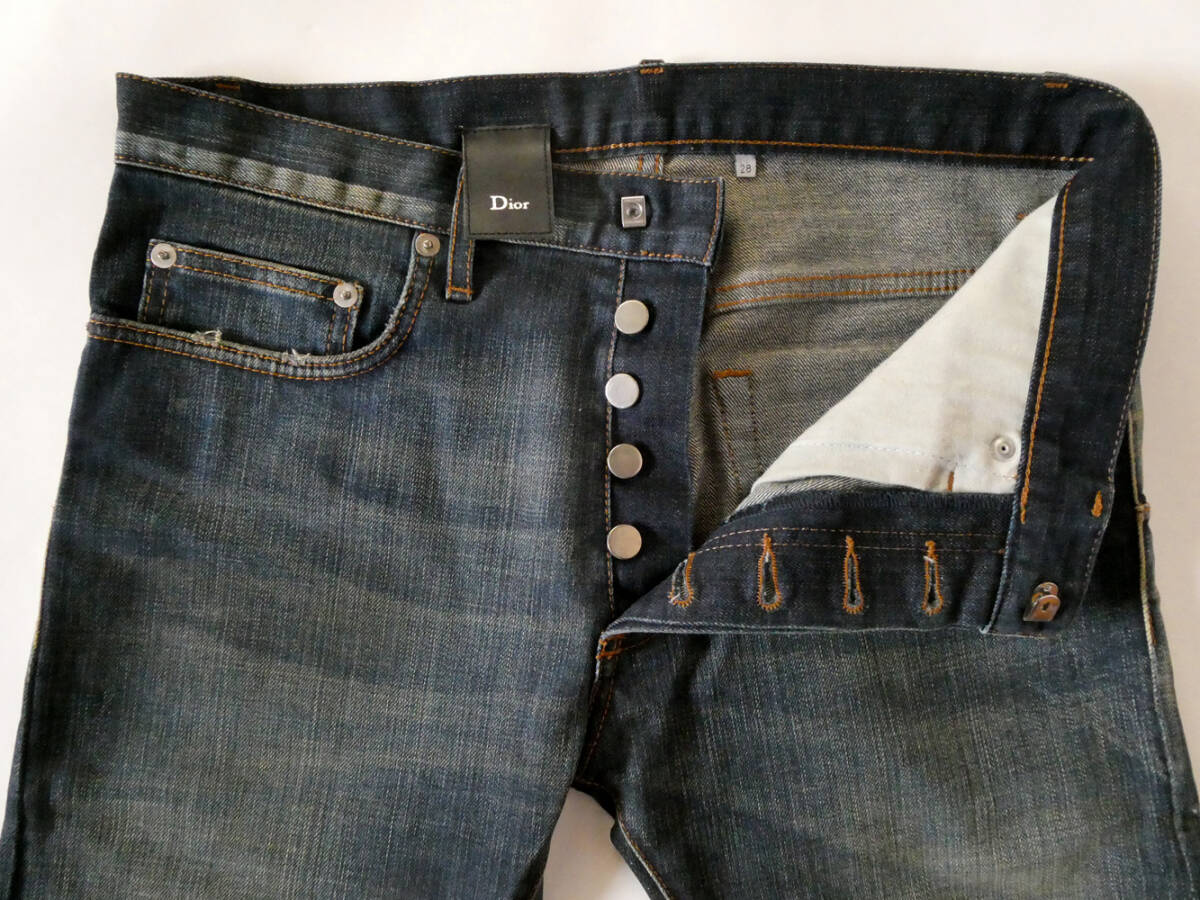 送料無料 DIOR HOMME ディオールオム 28インチ 2011SS デニム 送料無料 DIOR HOMME ディオールオム 28インチ 2011SS デニム