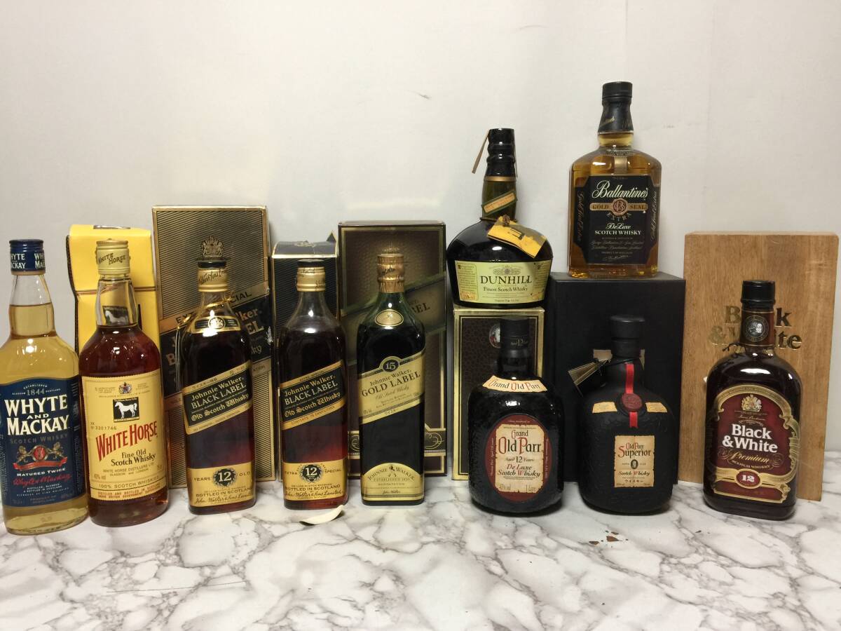 古酒 スコッチウイスキー 10本セット まとめ 未開栓 オールド 古酒 スコッチウイスキー 10本セット まとめ 未開栓 オールド
