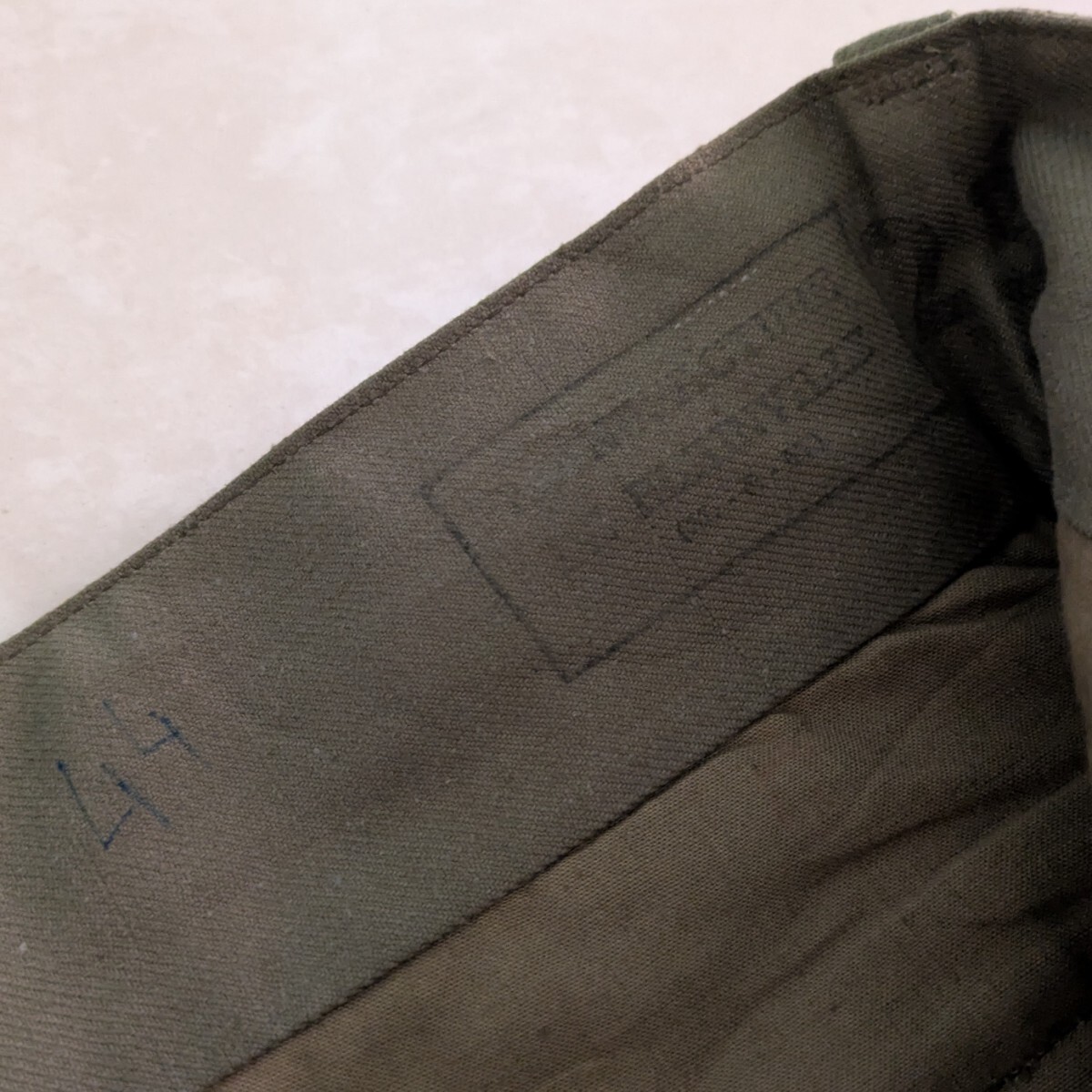 デッドストック　50s フランス軍　前期　実物　M-47　カーゴパンツ　14 24_画像6