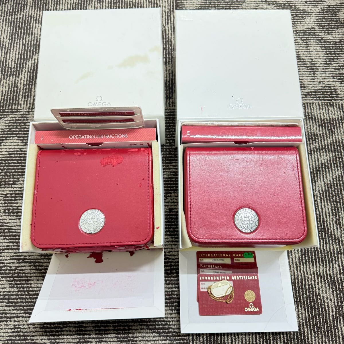 OMEGA オメガ 腕時計空箱 ケース ボックス BOX(箱、保証書、付属 OMEGA オメガ 腕時計空箱 ケース ボックス BOX(箱、保証書、付属