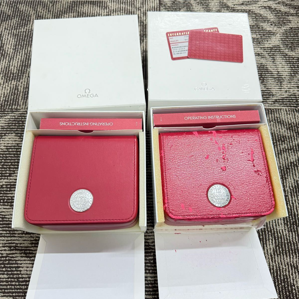 OMEGA オメガ 腕時計空箱 ケース ボックス BOX(箱、保証書、付属 OMEGA オメガ 腕時計空箱 ケース ボックス BOX(箱、保証書、付属