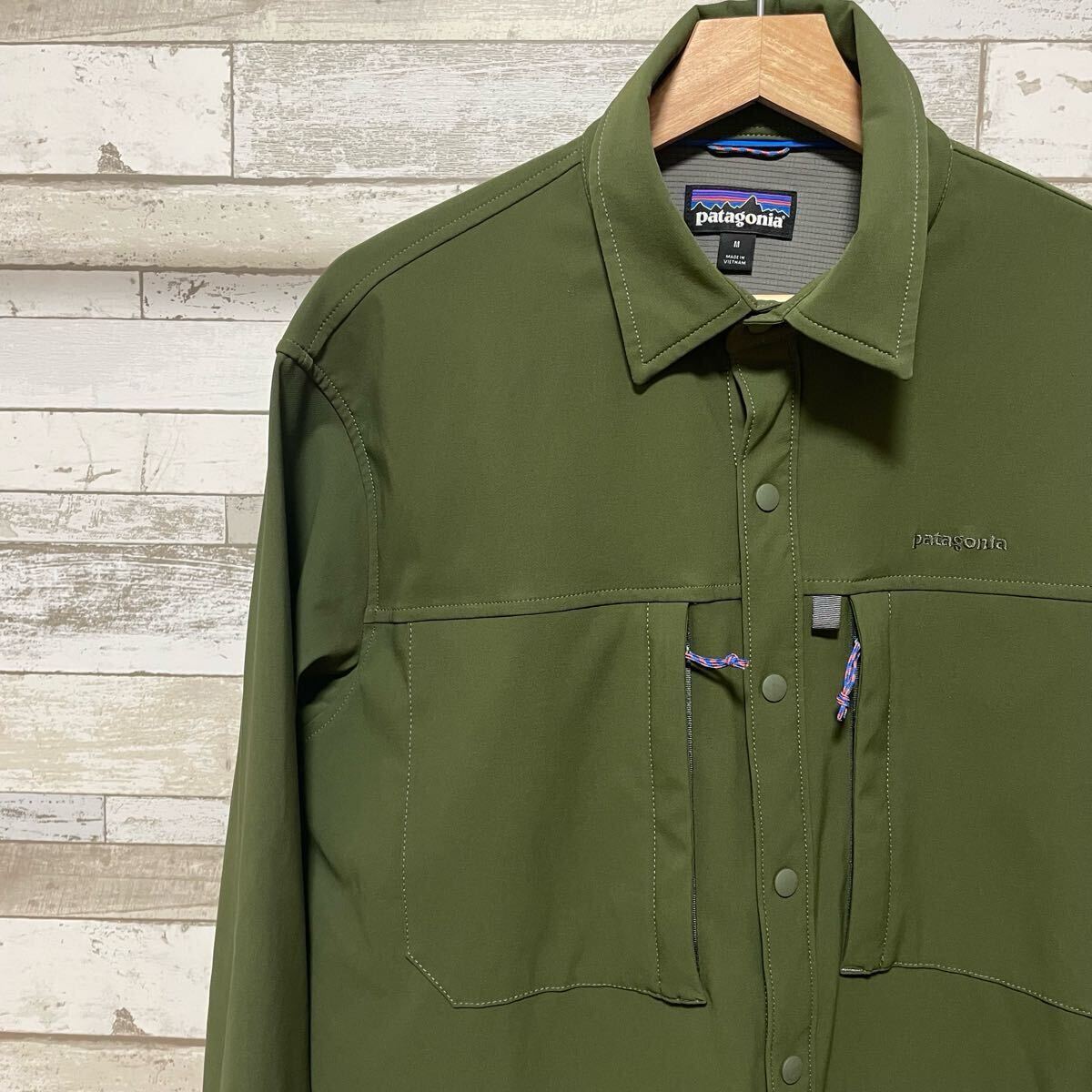 超希少 patagonia スナップドライシャツ M フィッシング フライ 超希少 patagonia スナップドライシャツ M フィッシング フライ