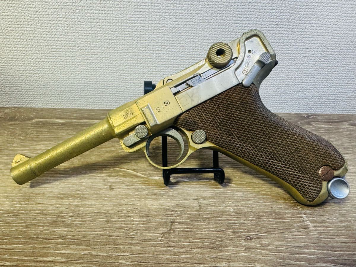 SMG刻印 マルシン ルガー P-08 6インチ MARINE(木製グリップ仕様 SMG刻印 マルシン ルガー P-08 6インチ MARINE(木製グリップ仕様