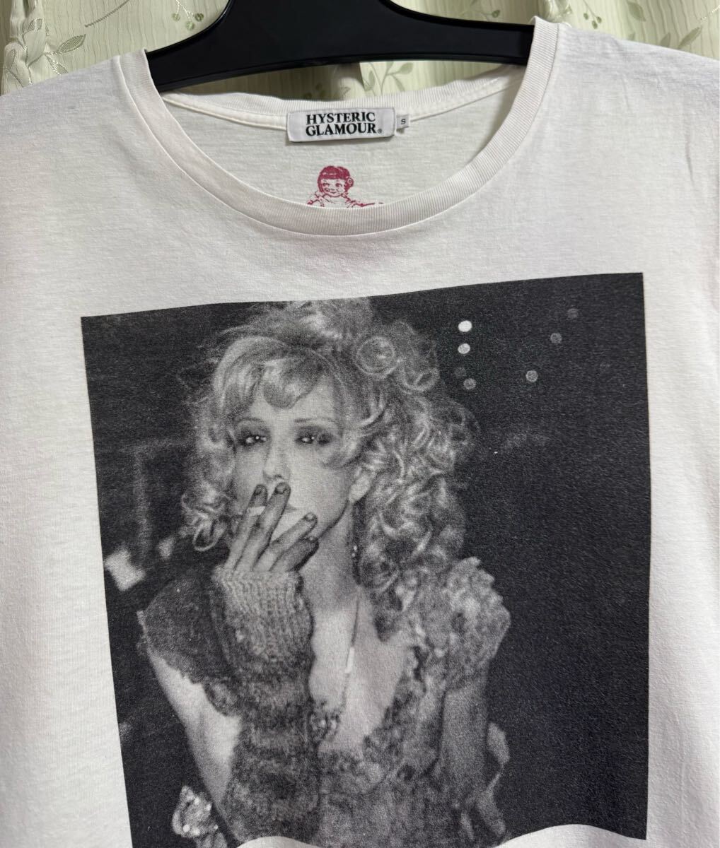 ヒステリックグラマー×コートニー・ラブTシャツ 白S カットソー ヒステリックグラマー×コートニー・ラブTシャツ 白S カットソー