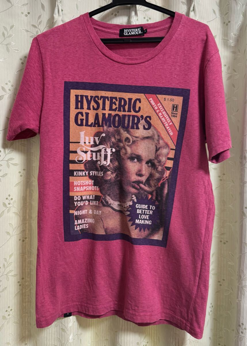 ヒステリックグラマー Tシャツ ピンクS カットソー 半袖シャツ ヒステリックグラマー Tシャツ ピンクS カットソー 半袖シャツ