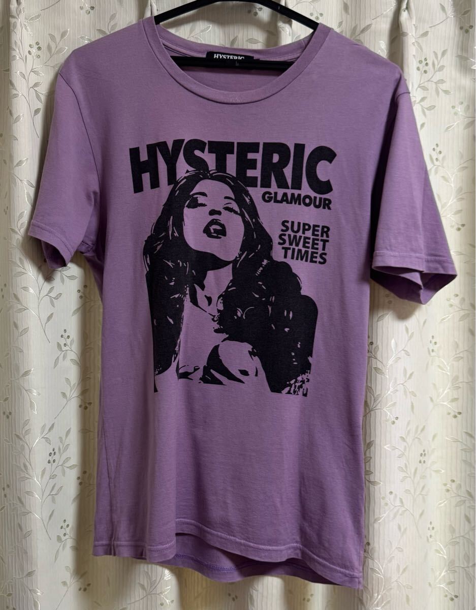 ヒステリックグラマー Tシャツ 紫S パープル カットソー 半袖 ヒステリックグラマー Tシャツ 紫S パープル カットソー 半袖