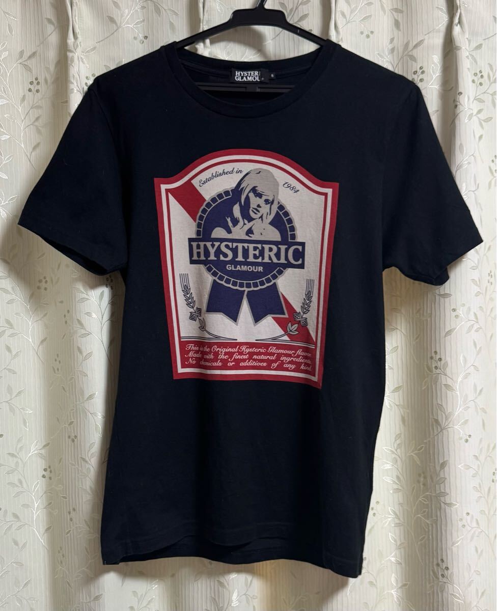 ヒステリックグラマー Tシャツ 黒S ブラック カットソー 半袖 ヒステリックグラマー Tシャツ 黒S ブラック カットソー 半袖