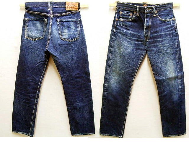 即決[W31]サンプル級(jí)の鬼ヒゲ リアルマッコイズ S614 14.75oz ビンテージ復(fù)刻 レプリカ セルビッチ 赤耳 デニム パンツ■1672