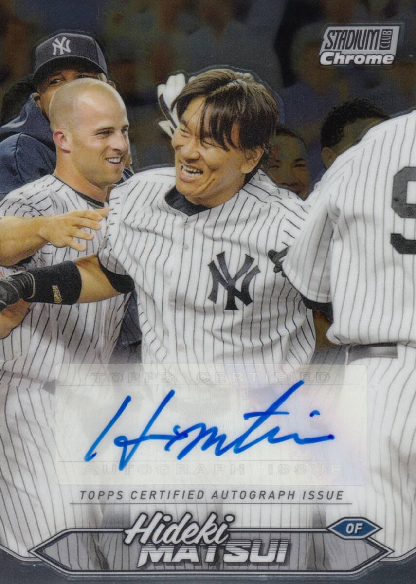 松井秀喜】直筆サインカード 読売ジャイアンツ 2024 TOPPS AUTO 松井秀喜】直筆サインカード 読売ジャイアンツ 2024 TOPPS AUTO