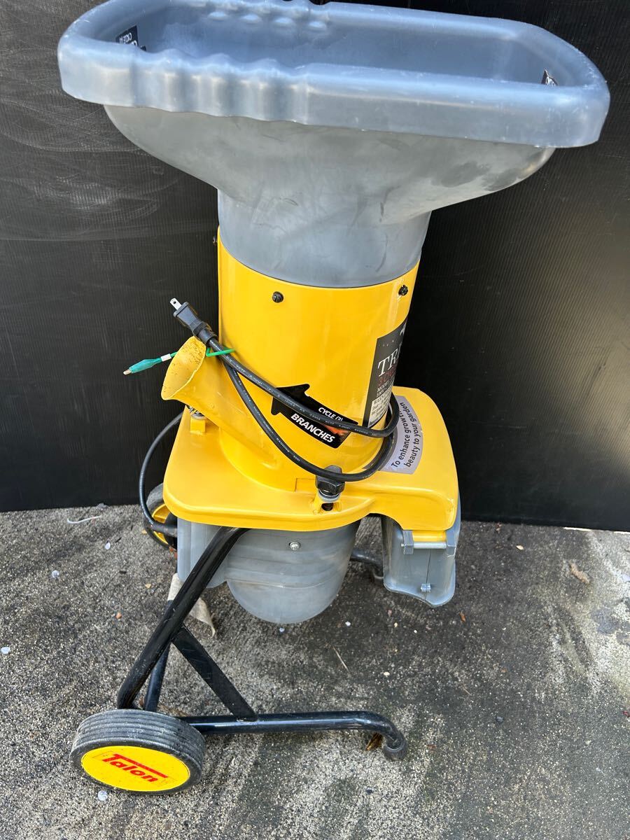 Talon ガーデンシュレッダー 落葉 小枝 粉砕機 動作確認済み Talon ガーデンシュレッダー 落葉 小枝 粉砕機 動作確認済み