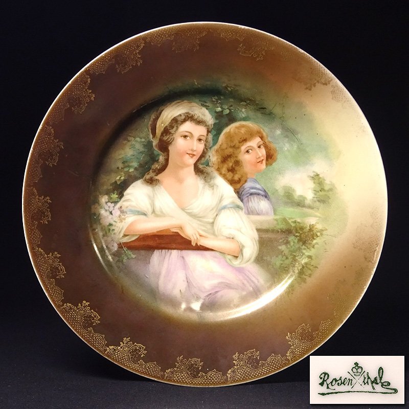花◇20世紀前期頃 ドイツ【Rosenthal ローゼンタール】金彩装飾 花◇20世紀前期頃 ドイツ【Rosenthal ローゼンタール】金彩装飾