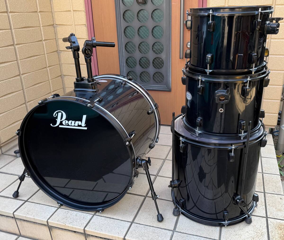 Pearl パール サウンドチェックシリーズ バスドラ フロアタム タム×２ スーロン  使用頻度少 SOUND CHECK Series Drums 打楽器