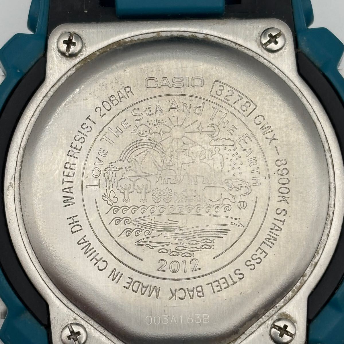 ♪G-SHOCK GWX-8900k 3278 腕時計 Gショック 稼働 ブルー Love ♪G-SHOCK GWX-8900k 3278 腕時計 Gショック 稼働 ブルー Love