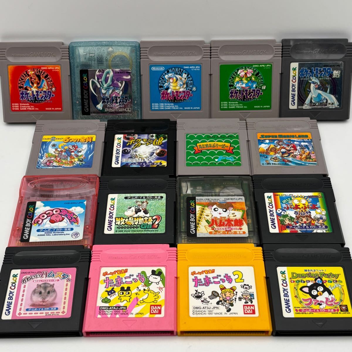 ○GAMEBOYソフト17本 ゲームボーイソフトまとめ売り ○GAMEBOYソフト17本 ゲームボーイソフトまとめ売り