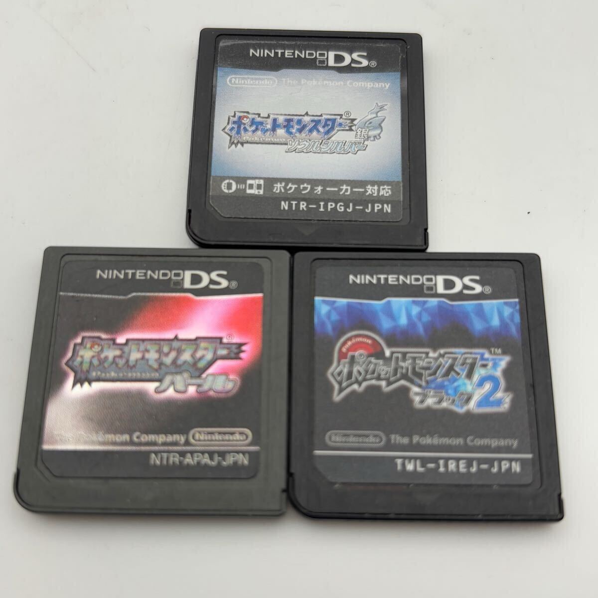 ○ポケットモンスター DS ソフト3点セット【ブラック2/パール ○ポケットモンスター DS ソフト3点セット【ブラック2/パール