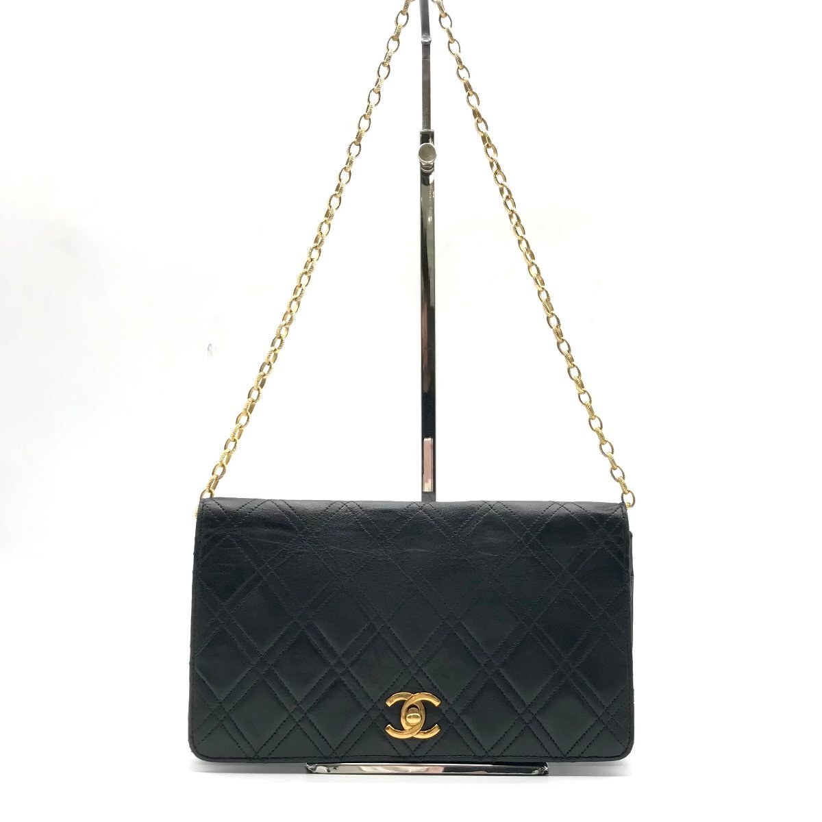 1円 良品 CHANEL シャネル ココマーク マトラッセ ラムスキン 1円 良品 CHANEL シャネル ココマーク マトラッセ ラムスキン