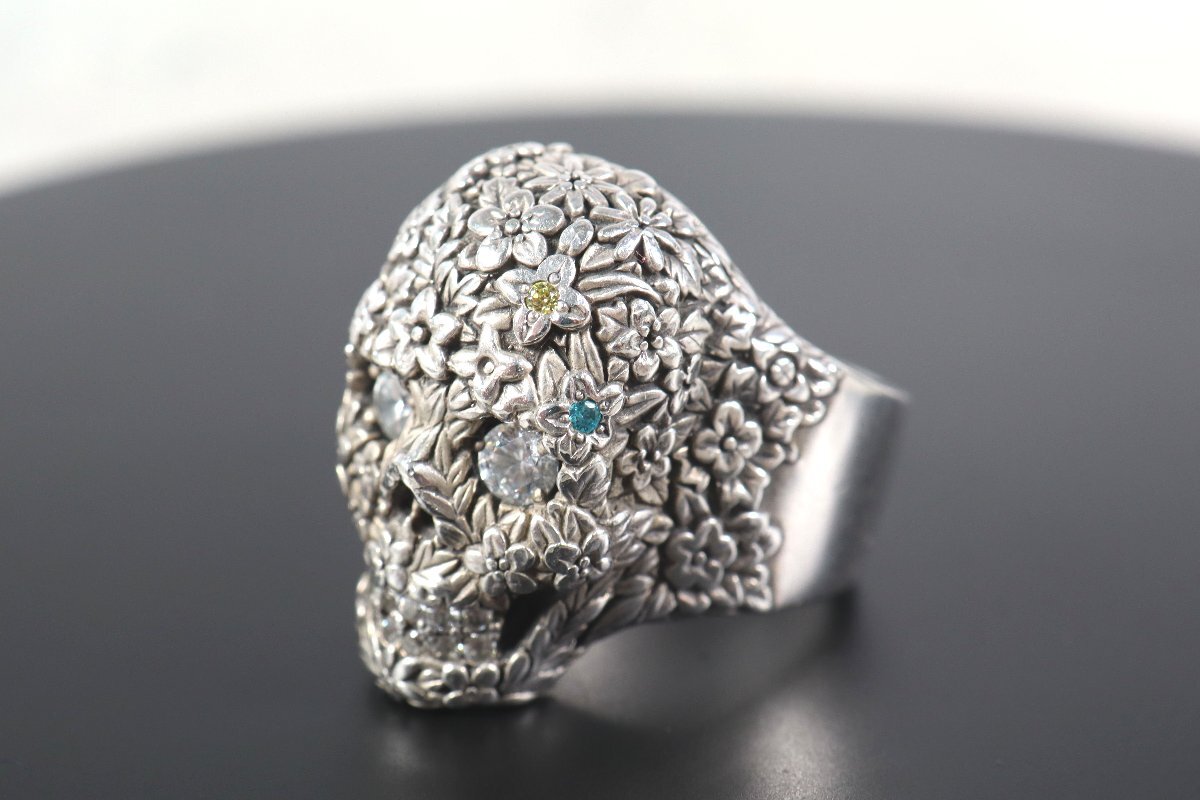 JUSTIN DAVIS FLORAL SKULL RING 19号 ジャスティンデイビス JUSTIN DAVIS FLORAL SKULL RING 19号 ジャスティンデイビス