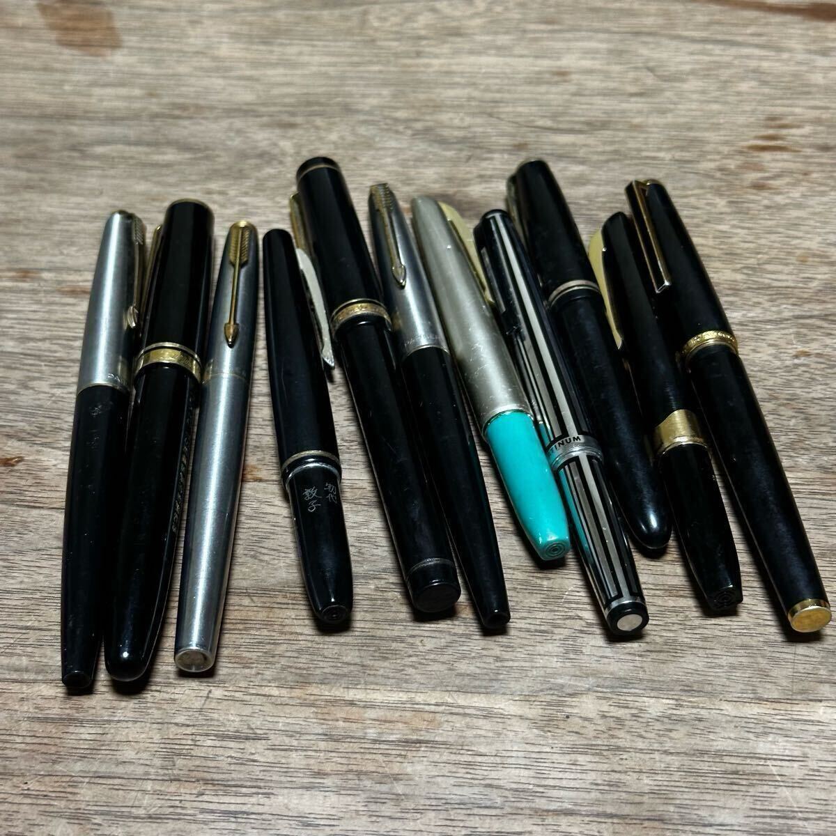 万年筆】 万年筆 11本 まとめて PARKER PILOT PLATINUM パーカー 万年筆】 万年筆 11本 まとめて PARKER PILOT PLATINUM パーカー