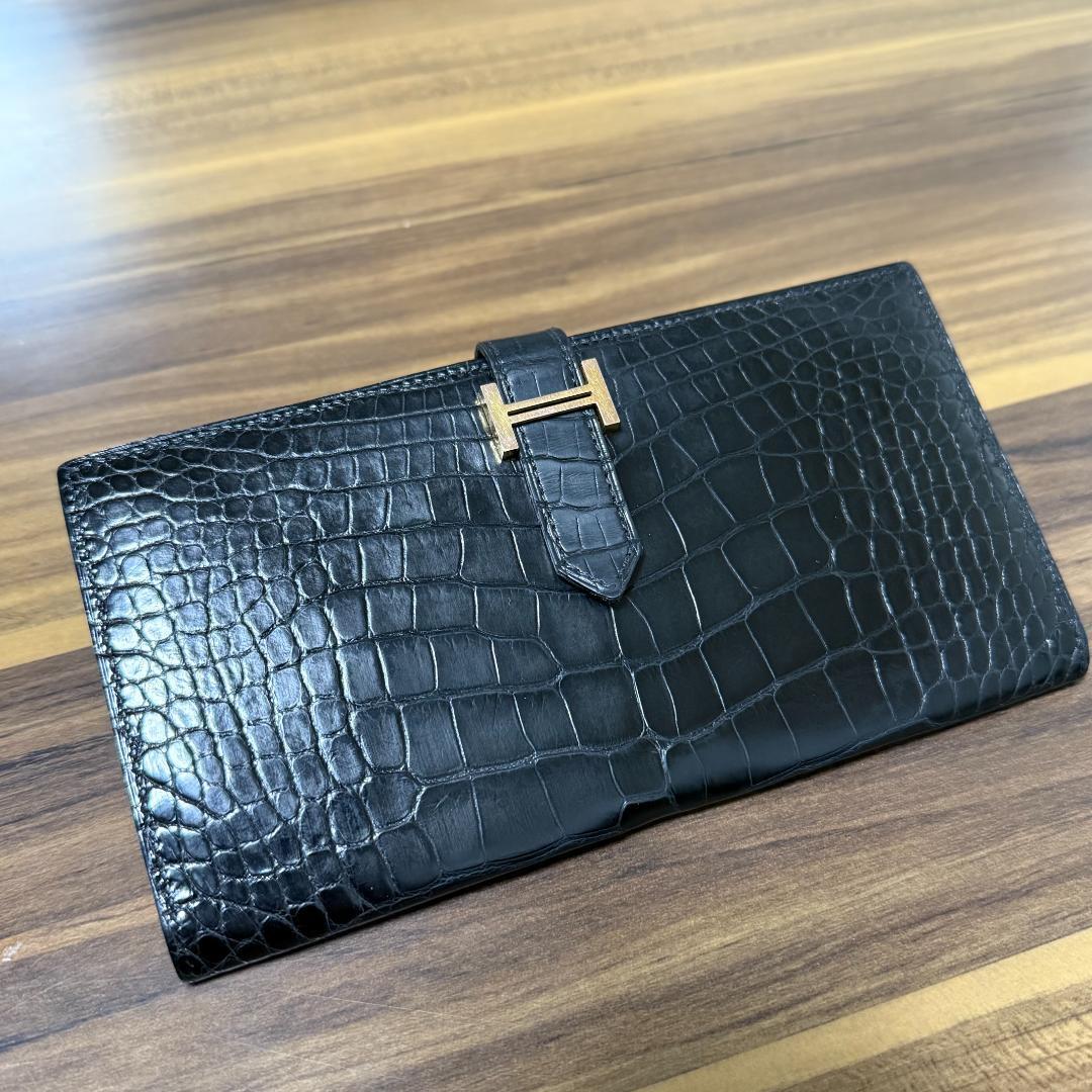 ☆美品 A刻印☆HERMES エルメス 財布 ベアン 二つ折り ☆美品 A刻印☆HERMES エルメス 財布 ベアン 二つ折り