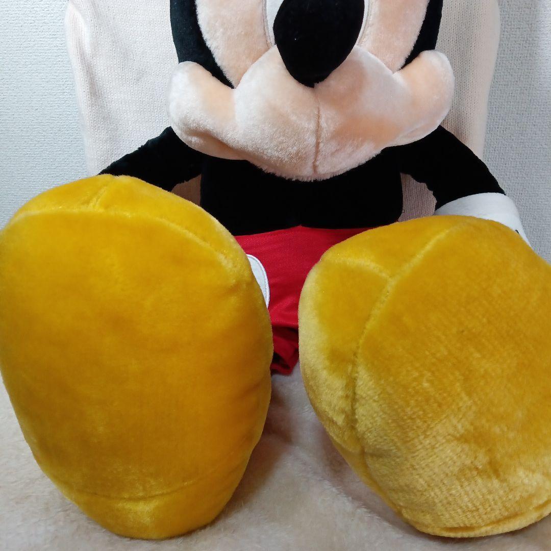 ディズニー75YEAR美品ミッキーマウス ぬいぐるみ 大きめ 60cm ディズニー75YEAR美品ミッキーマウス ぬいぐるみ 大きめ 60cm
