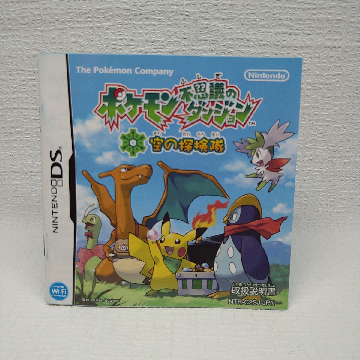 新品本物 DS】/ 管理 説明書のみ 空の探検隊 ポケモン不思議のダンジョン ロールプレイング