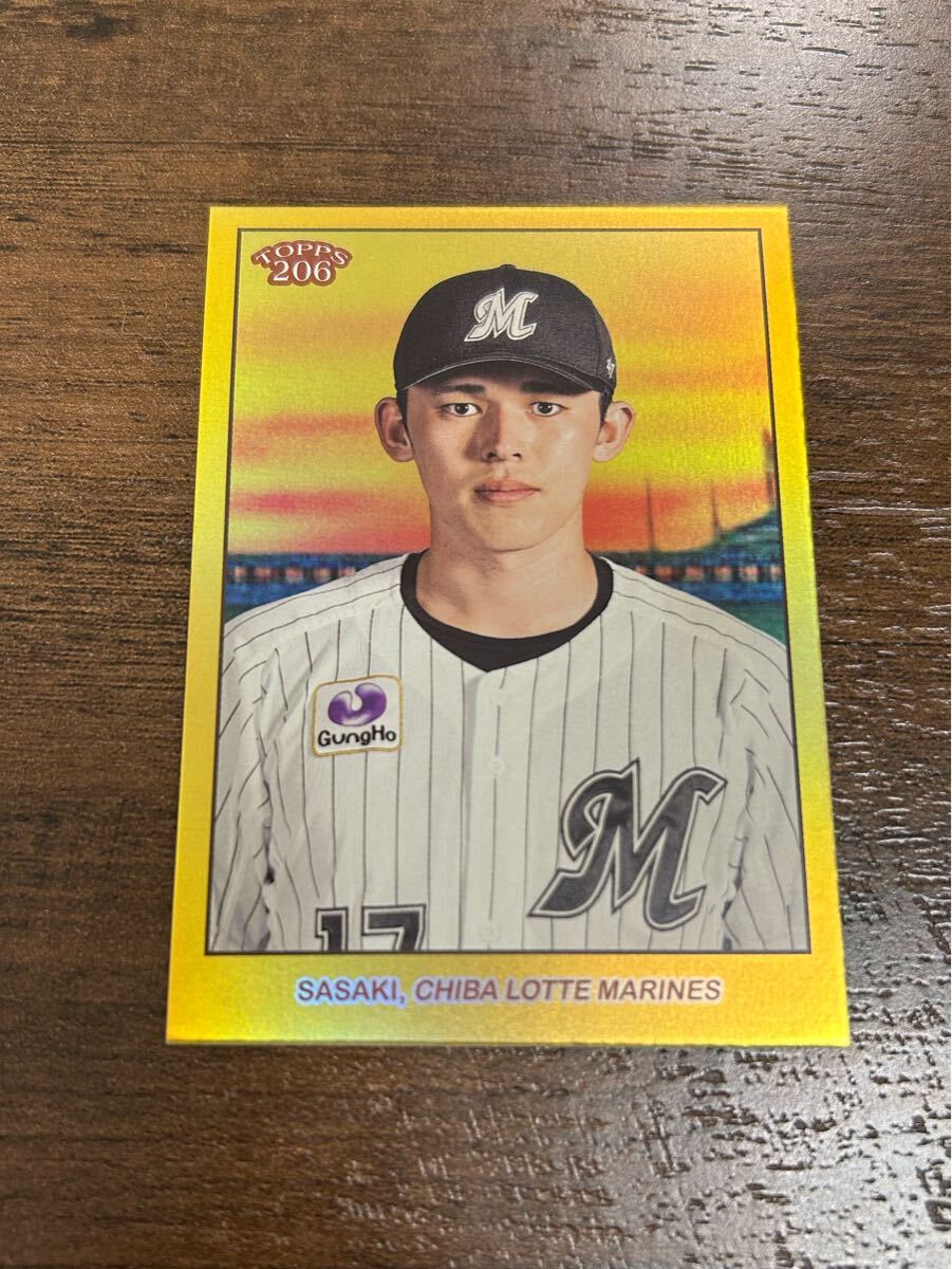 50シリ【佐々木朗希】topps 206 npb 千葉ロッテマリーンズ 50シリ【佐々木朗希】topps 206 npb 千葉ロッテマリーンズ
