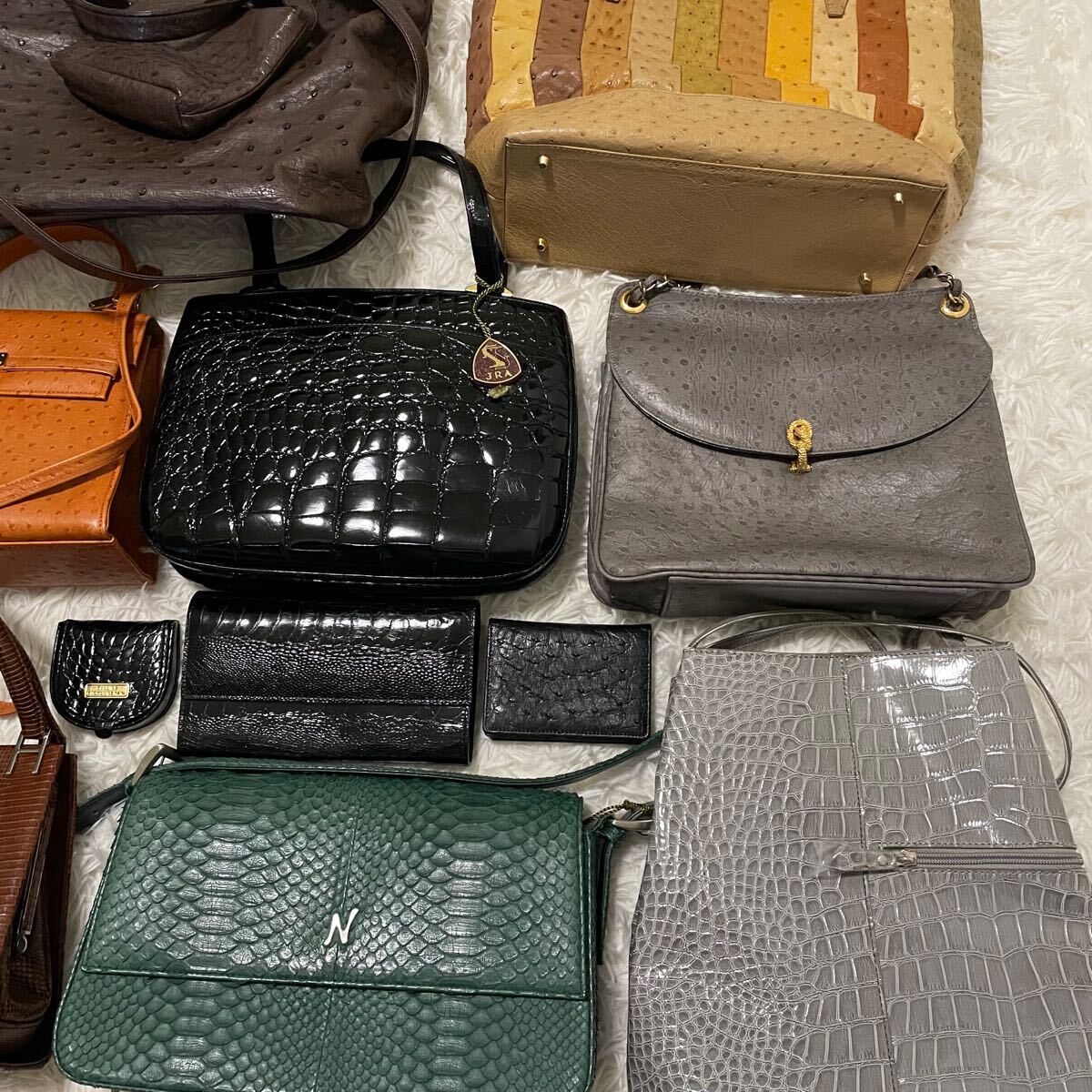 バッグまとめ売り 1円 クロコ オーストリッチ エキゾチック バッグまとめ売り 1円 クロコ オーストリッチ エキゾチック
