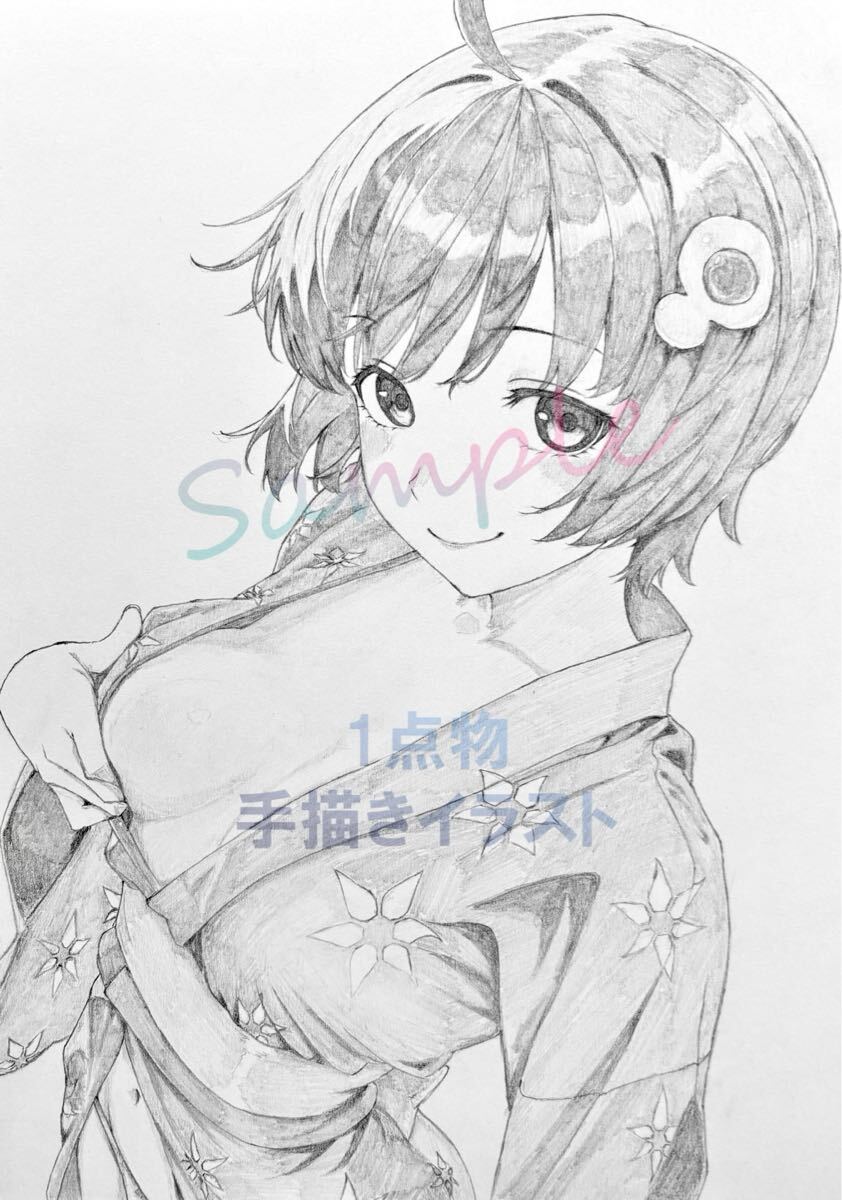 A4 手描き イラスト】 同人 ファンアート 鉛筆画 原画 ケント紙 A4 手描き イラスト】 同人 ファンアート 鉛筆画 原画 ケント紙