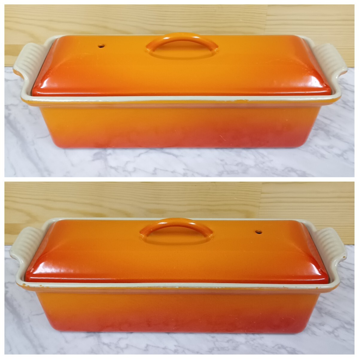 送料無料 LE CREUSET ルクルーゼ テリーヌ・レクタ オレンジ 送料無料 LE CREUSET ルクルーゼ テリーヌ・レクタ オレンジ