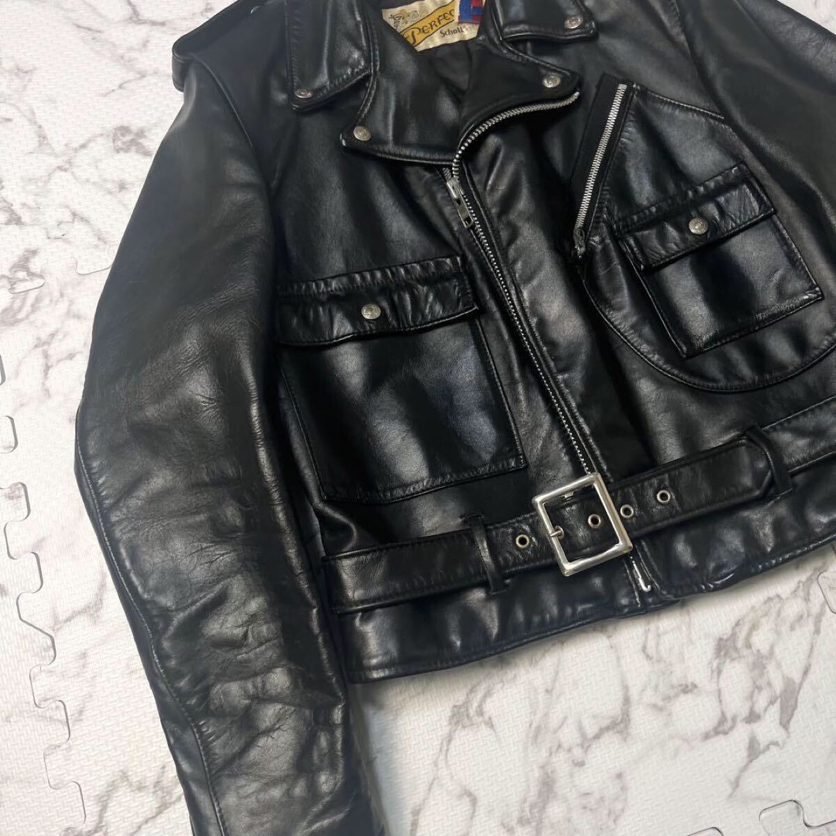 極美品/超希少Dポケット schott ショット レザージャケット 極美品/超希少Dポケット schott ショット レザージャケット