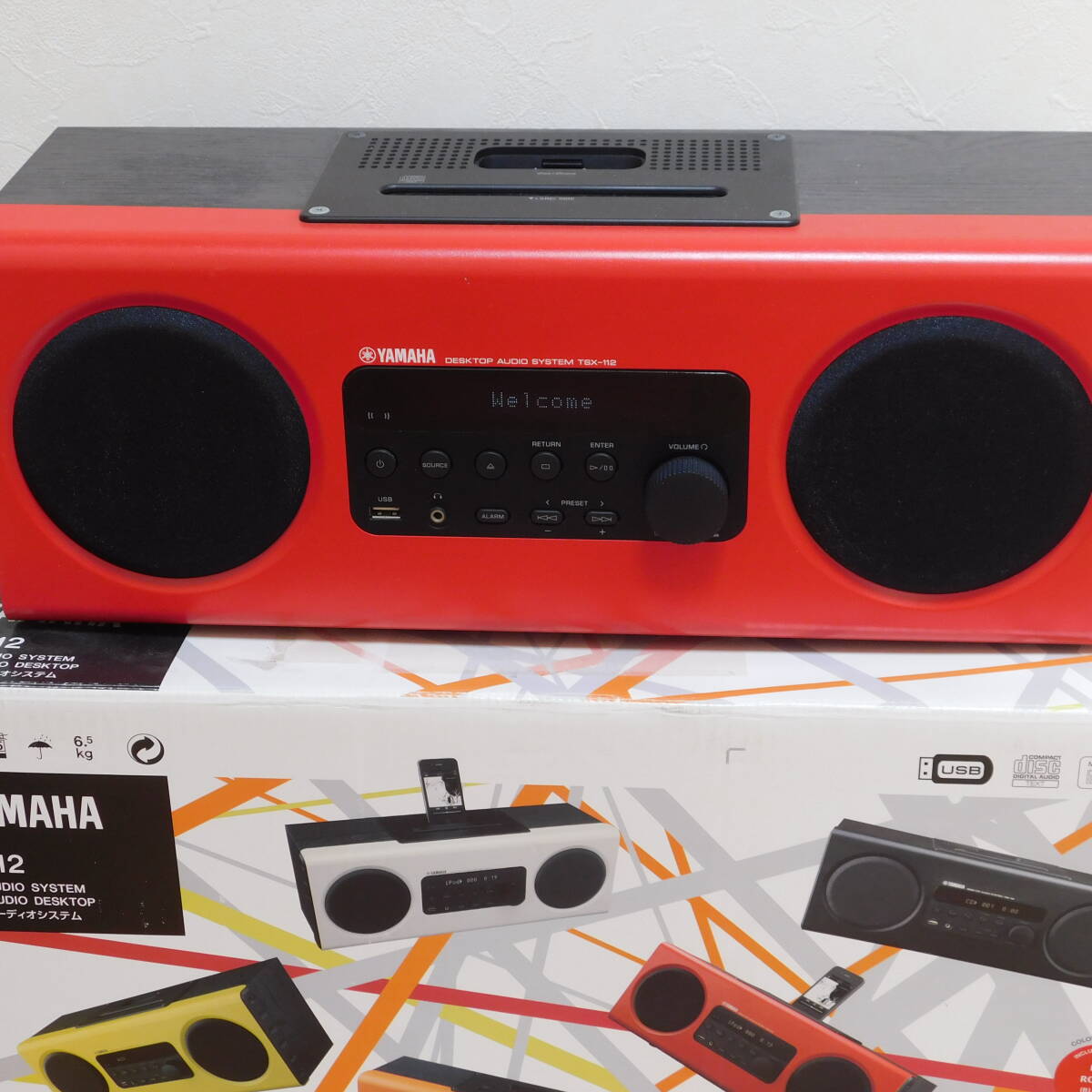YAMAHA デスクトップオーディオシステム TSX-112 正常稼働 保証 YAMAHA デスクトップオーディオシステム TSX-112 正常稼働 保証