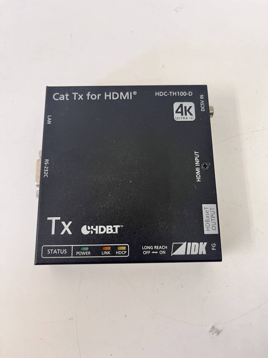 C-219 IDK HDC-TH100-D　4K@60対応 HDBaseT送信器　アダプター付属