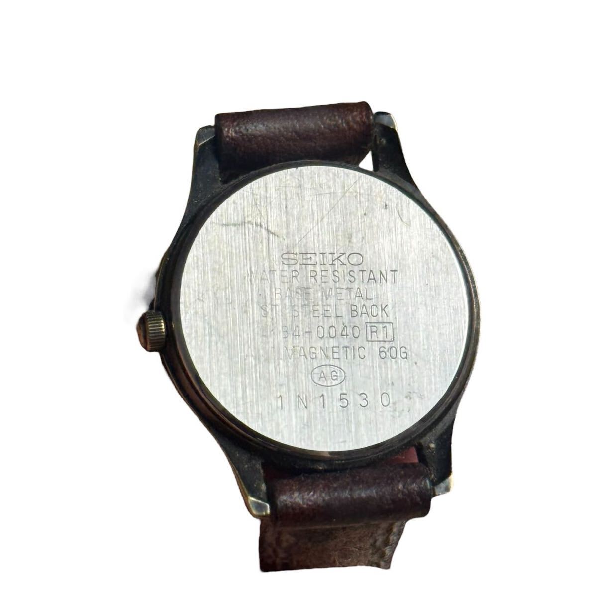 SEIKO AVENUE 4K34-0040 ムーンフェイズ クォーツ 3針 デイト SEIKO AVENUE 4K34-0040 ムーンフェイズ クォーツ 3針 デイト