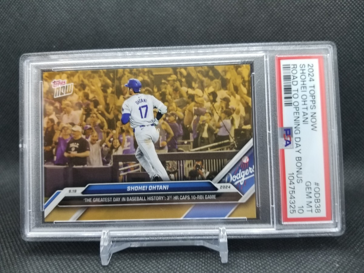 PSA10【大谷】2024 Topps Now Road to Opening Day Bonus #ODB38 PSA10【大谷】2024 Topps Now Road to Opening Day Bonus #ODB38