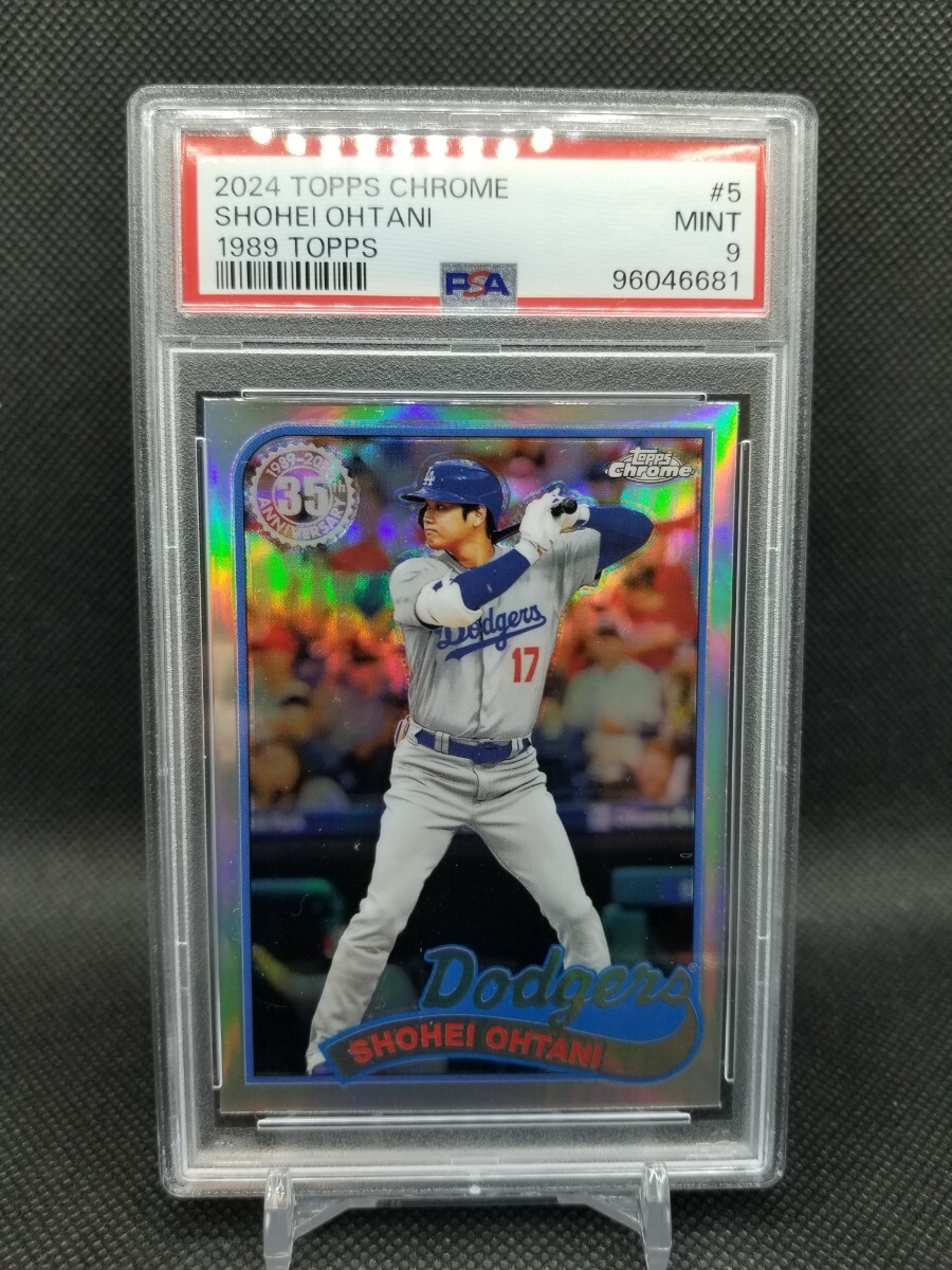 PSA9【大谷】2024 Topps Chrome 1989 Refractor Shohei Ohtani PSA9【大谷】2024 Topps Chrome 1989 Refractor Shohei Ohtani