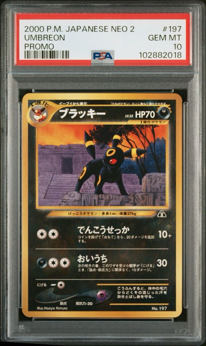 旧裏面 PSA10 ブラッキー プレミアムファイル2 ポケモンカード 旧裏面 PSA10 ブラッキー プレミアムファイル2 ポケモンカード