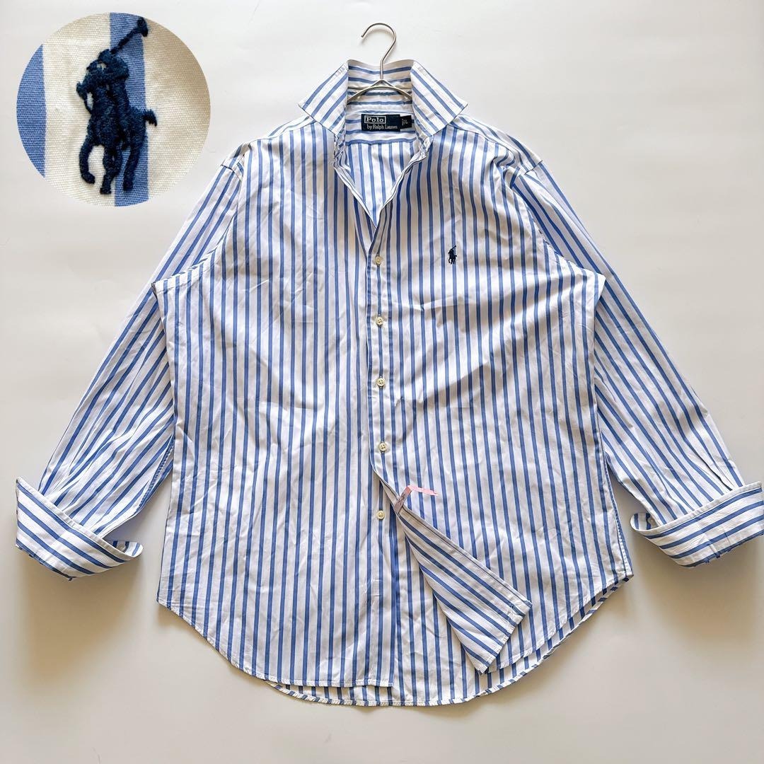 90s POLO by Ralph Lauren ポロバイラルフローレン ブルー 90s POLO by Ralph Lauren ポロバイラルフローレン ブルー