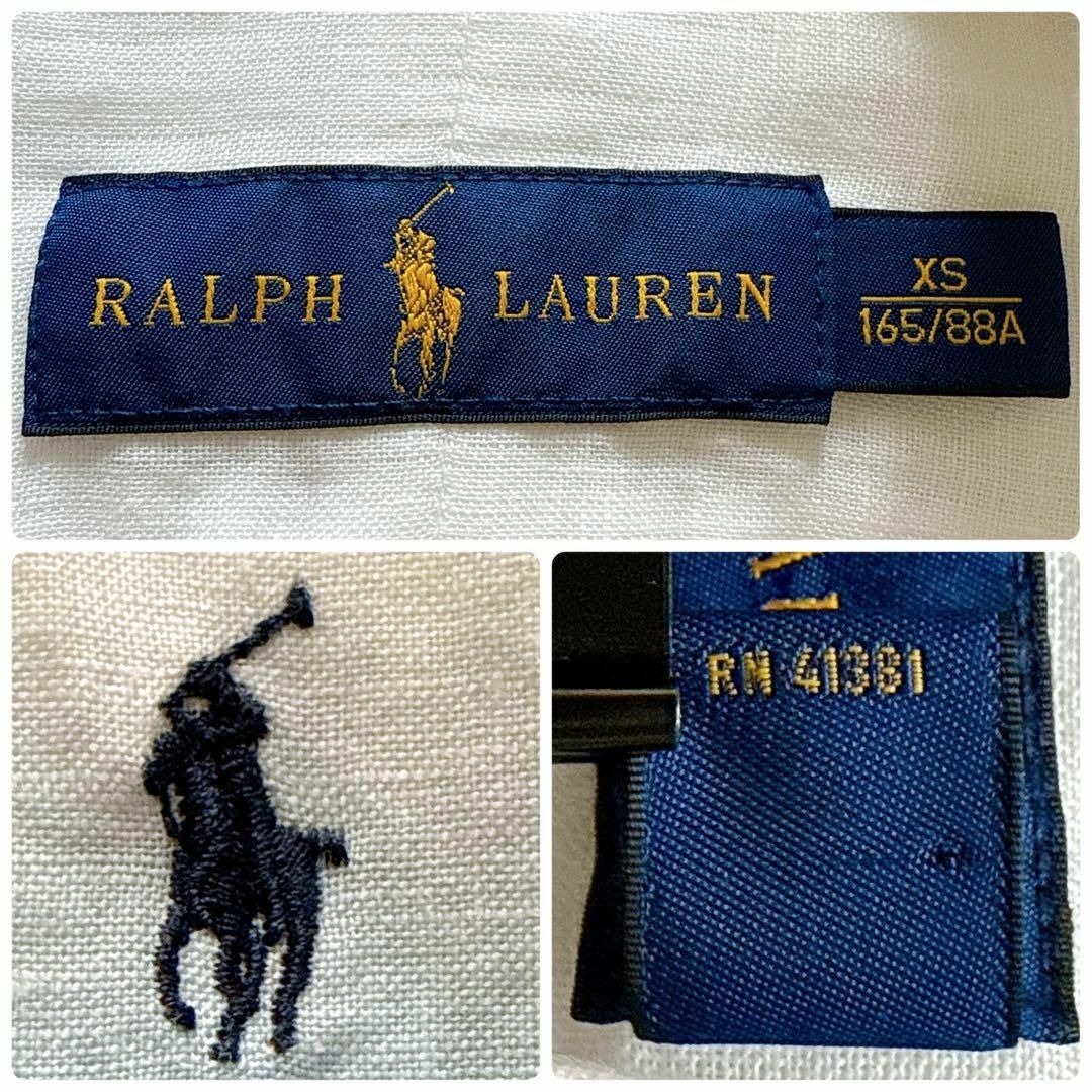 Ralph Lauren ラルフローレン 麻100% リネン 長袖シャツ Ralph Lauren ラルフローレン 麻100% リネン 長袖シャツ