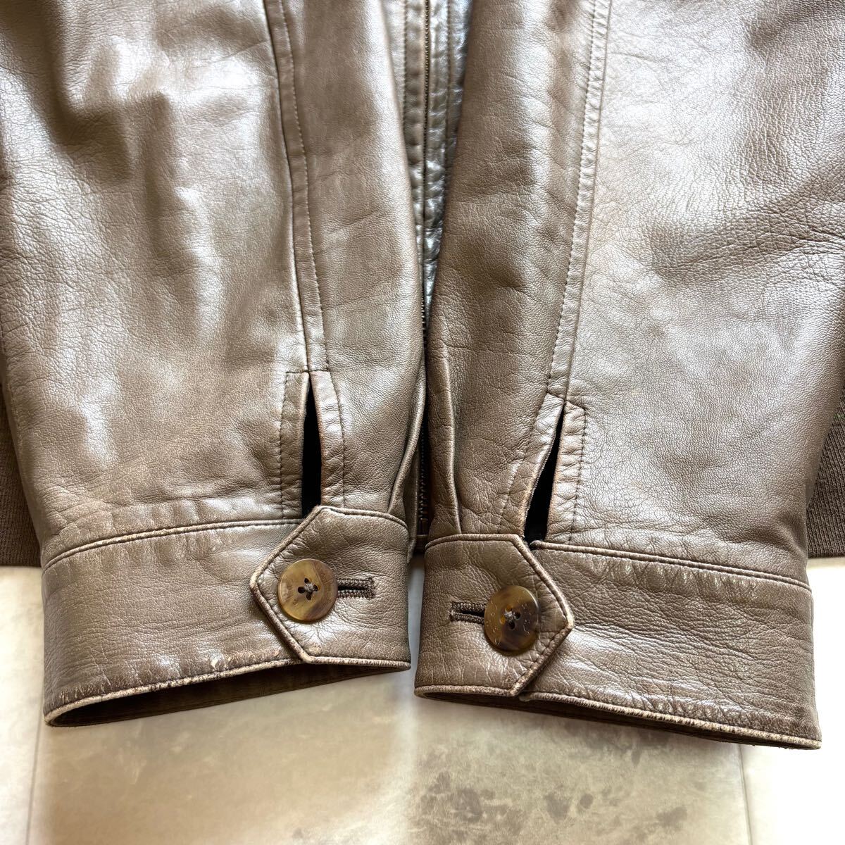 超希少 Lサイズ】パパス PAPAS 柔らか ラムレザー レザー 超希少 Lサイズ】パパス PAPAS 柔らか ラムレザー レザー