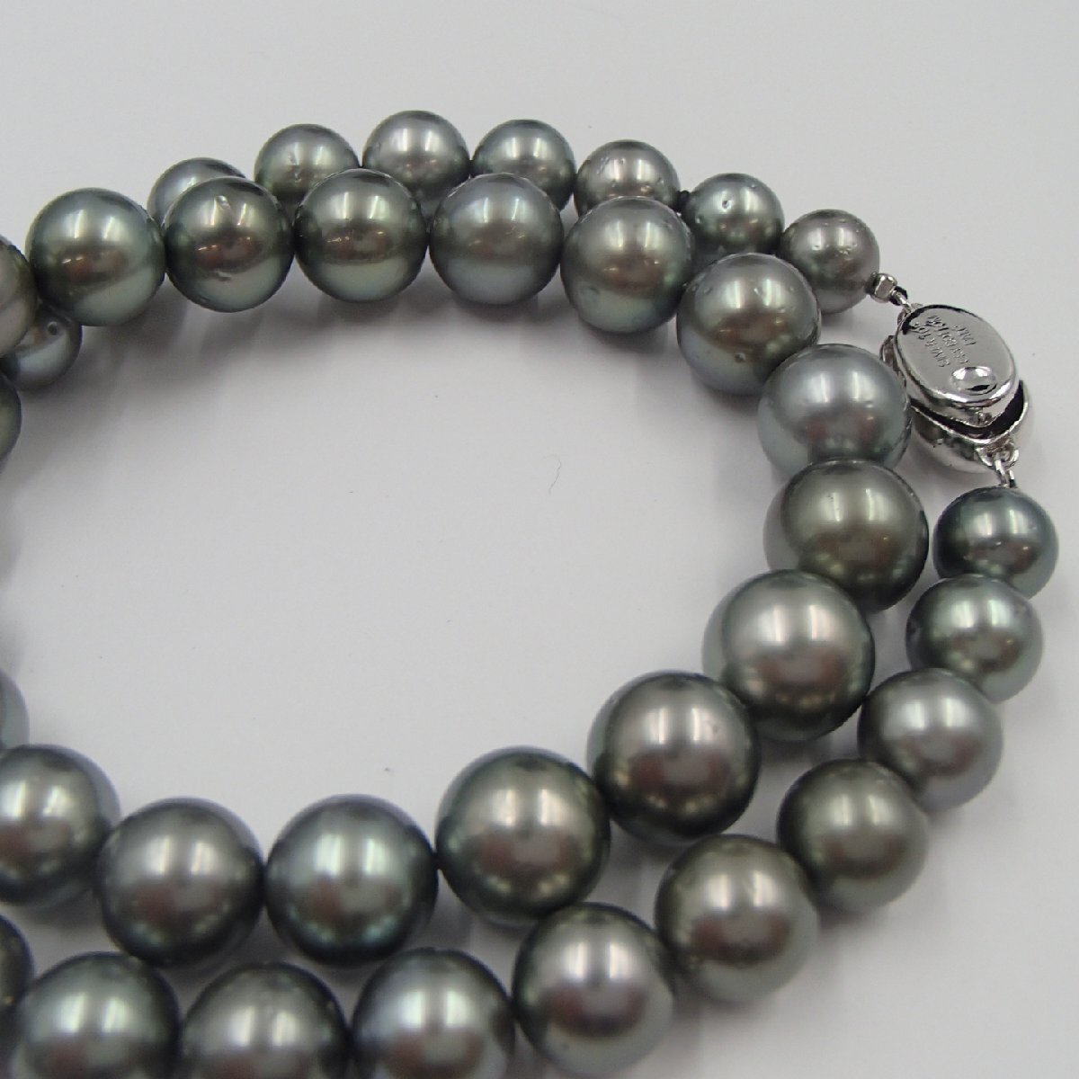 ◎黒真珠 パール ネックレス / silver 約60.2g 丸玉10.9㎜/ 真珠 ◎黒真珠 パール ネックレス / silver 約60.2g 丸玉10.9㎜/ 真珠