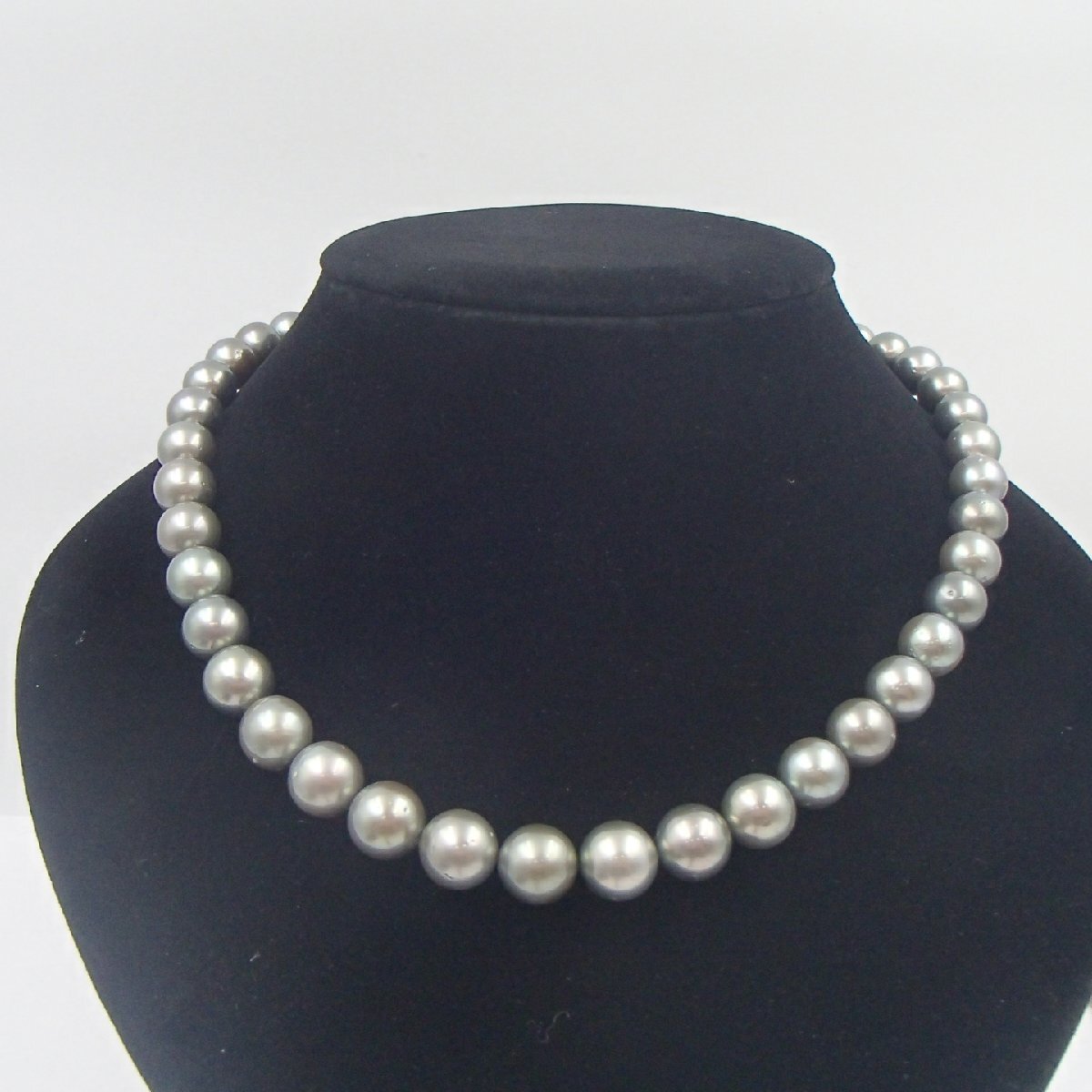 ◎黒真珠 パール ネックレス / silver 約60.2g 丸玉10.9㎜/ 真珠 ◎黒真珠 パール ネックレス / silver 約60.2g 丸玉10.9㎜/ 真珠
