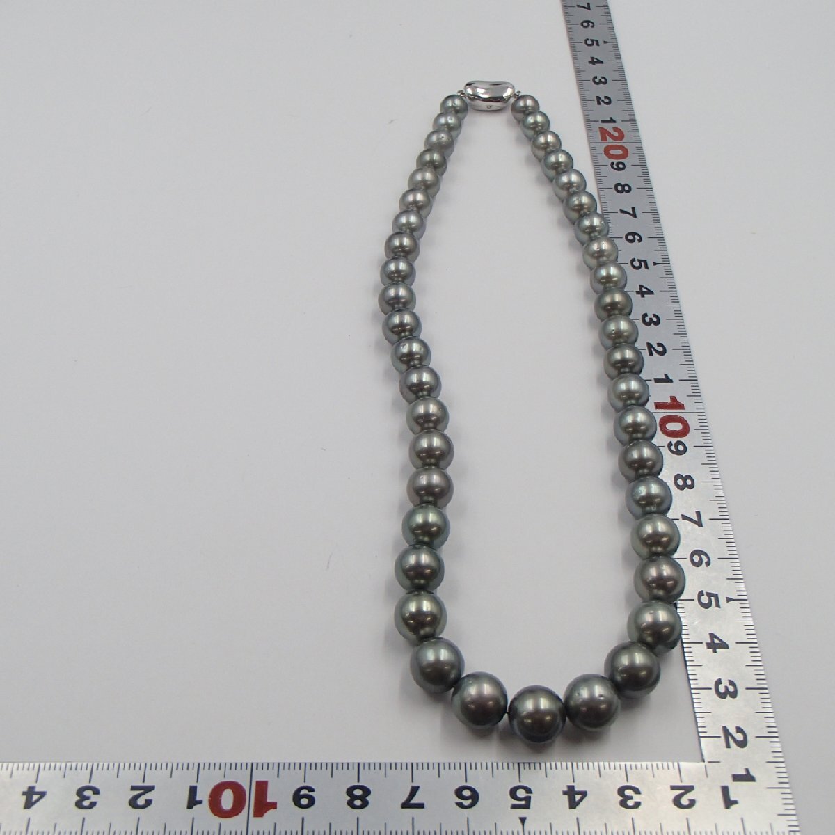 ◎黒真珠 パール ネックレス / silver 約60.2g 丸玉10.9㎜/ 真珠 ◎黒真珠 パール ネックレス / silver 約60.2g 丸玉10.9㎜/ 真珠