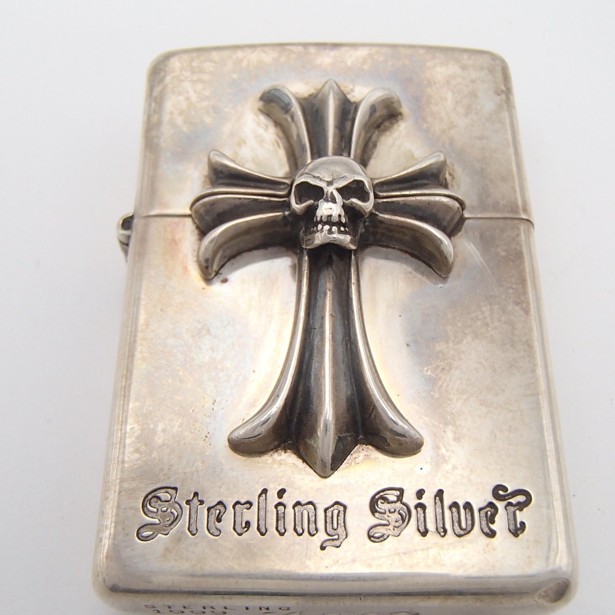 ☆ZIPPO ジッポ STERLING スターリング/1999年 スカルクロス