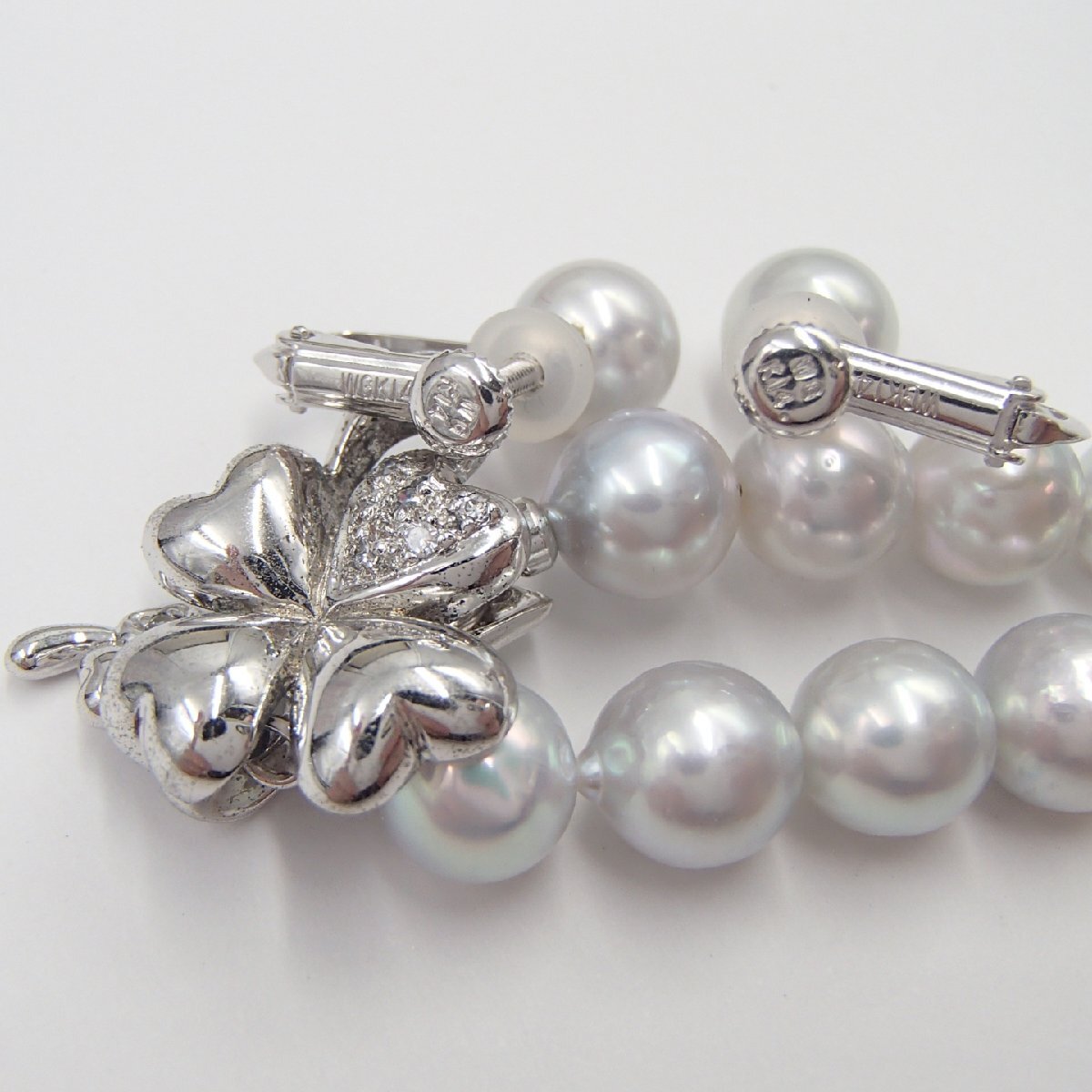 ◎パール ネックレス イヤリング/WGK14 約2.8g/ silver925 約 ◎パール ネックレス イヤリング/WGK14 約2.8g/ silver925 約