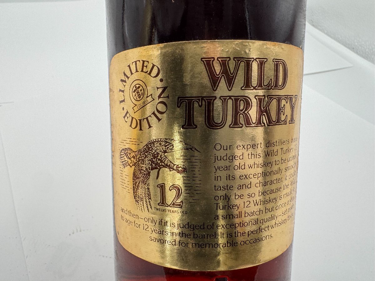 ◇お酒 古酒 未開 WILD TURKEY ワイルドターキー 12年 ◇お酒 古酒 未開 WILD TURKEY ワイルドターキー 12年