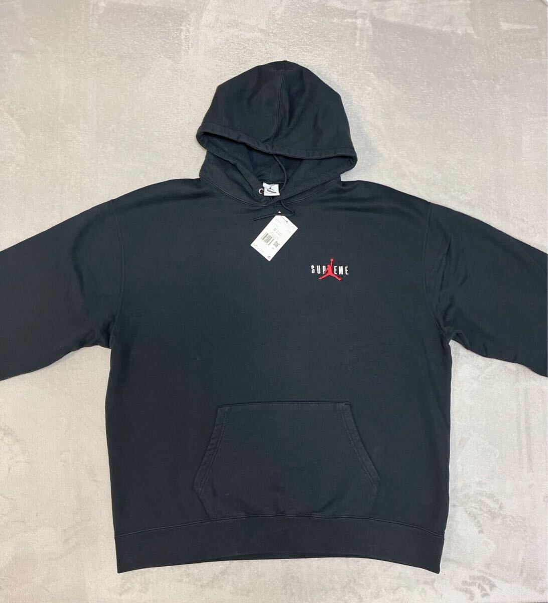 XXL☆ Supreme x Jordan Hooded Sweatshirt Black シュプリーム XXL☆ Supreme x Jordan Hooded Sweatshirt Black シュプリーム