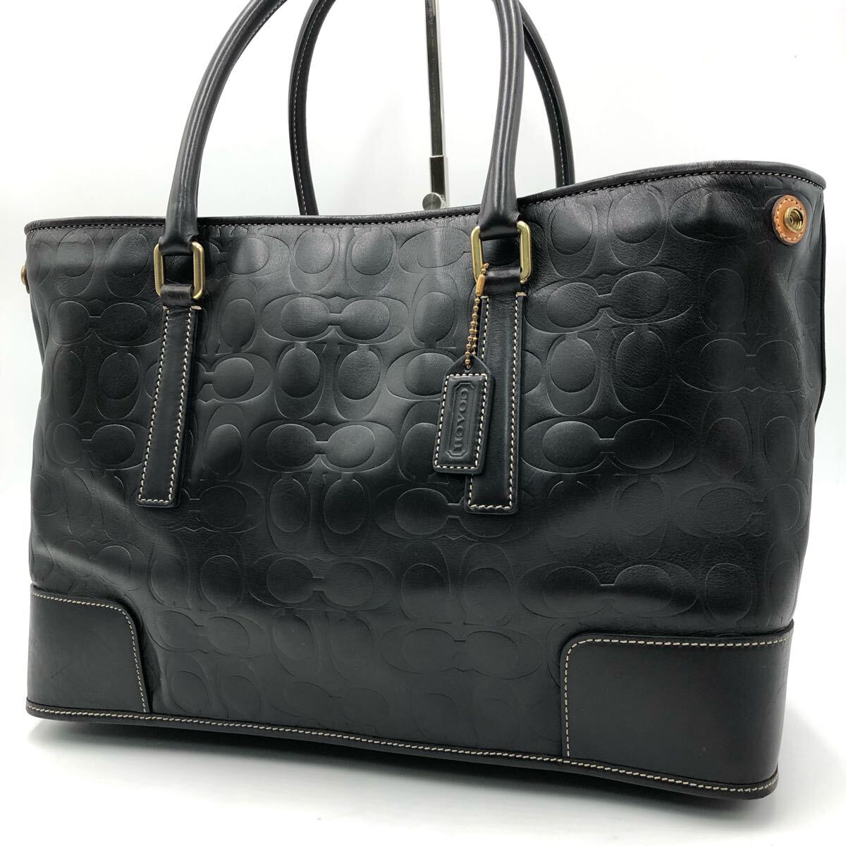 希少/極美品○コーチ COACH ビジネス トートバッグ 肩掛け A4 大 希少/極美品○コーチ COACH ビジネス トートバッグ 肩掛け A4 大