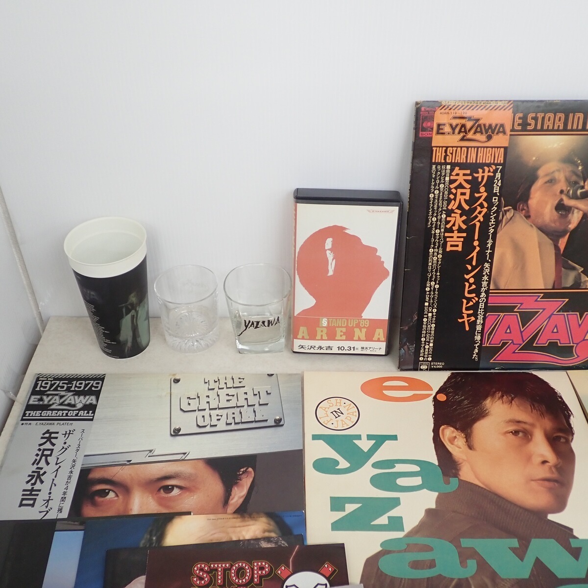 【はこぽす対応商品】 矢沢永吉 CD/DVD/VHS/12インチレコード/8cmCD/巾着/グラス/半券 邦楽